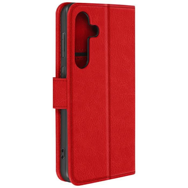 Etui til Samsung Galaxy S24 Plus - AVIZAR - Chesterfield Series - Pung og videoholder - Rød Röd