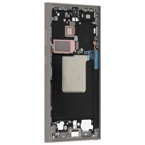 Central Chassis - SAMSUNG - S24 Ultra - Original - Mørkegrå - Service Pack Mørkegrå