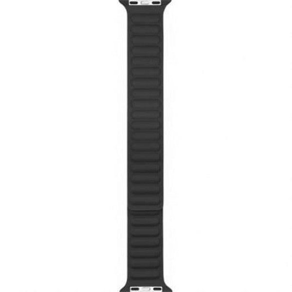 Læderrem til Apple Watch 42-44-45-49mm BIGBEN CONNECTED Brun Svart