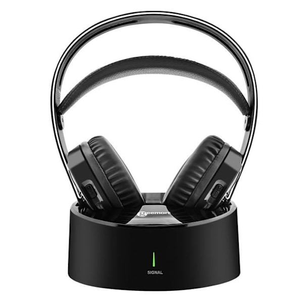 TV Headset Forstærker til Seniorer Komfortabel Lang batterilevetid Geemarc Sort Svart