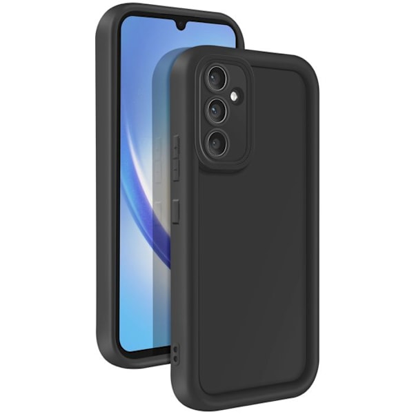 Coque til Samsung Galaxy A34 5G Blød Berøring Hævede Kanter Sort Svart