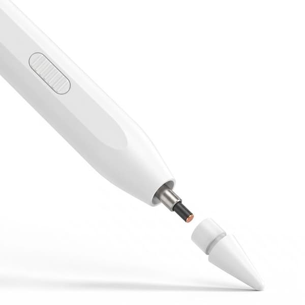 Taktile Bluetooth Magnetisk Stylus til iPad 2018 til 2024 med Palm Rejection Remax Hvid Vit
