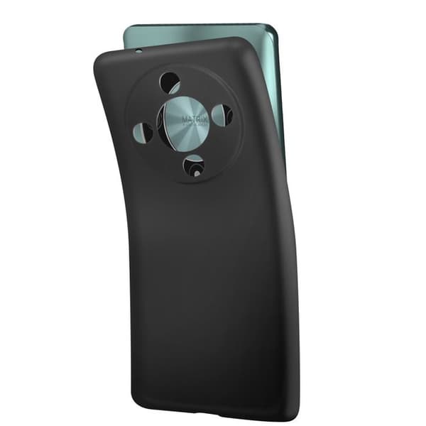 Telefoncase - MAYAXESS - Honor Magic 6 Lite - Blødt Silikone - Ridsefast - Ultra-tynd Svart