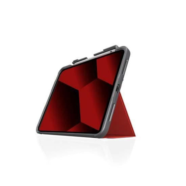 STM Dux Plus flipfodral kompatibelt med iPad 10.9 (2022 - 10:e generationen) Röd