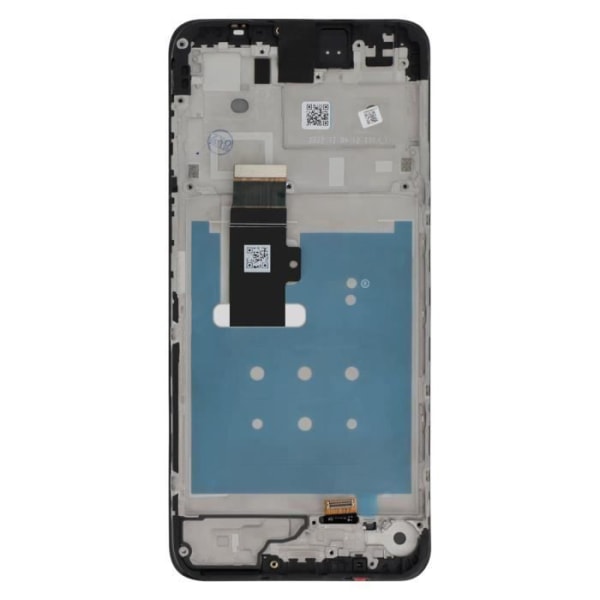 Komplet blok til Motorola G13 LCD-skærm + berøringsglas og sort chassis Svart
