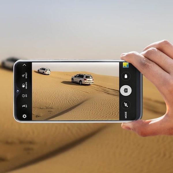 Takakamera - Samsung - Galaxy A20e - Valokuvamoduuli - Yhteensopiva - Integroitu liitäntäkaapeli Svart