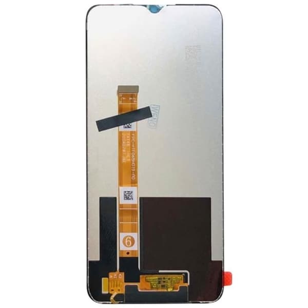 LCD-skærm - Realme - 6i - Udskiftning - Touchglas - Sort Svart