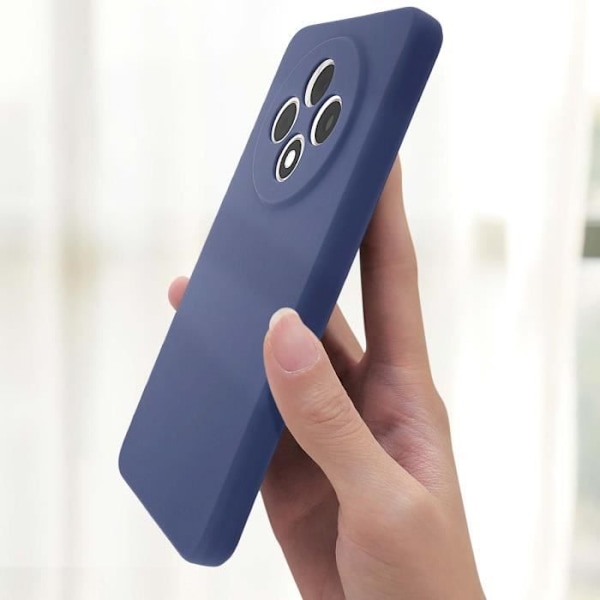 Coque för Oppo Reno 12F Silikon Mjuk Matblå Natt Blå