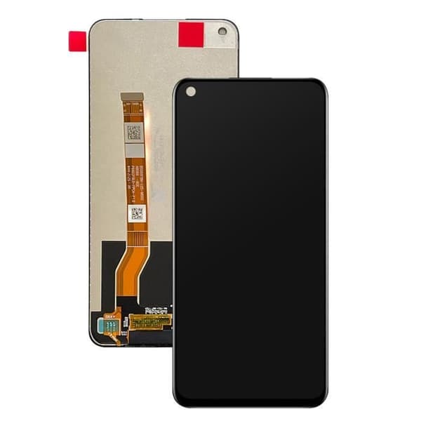 Fuldt modul til Realme 8i LCD-skærm Berøringsglas Kompatibel Sort Svart