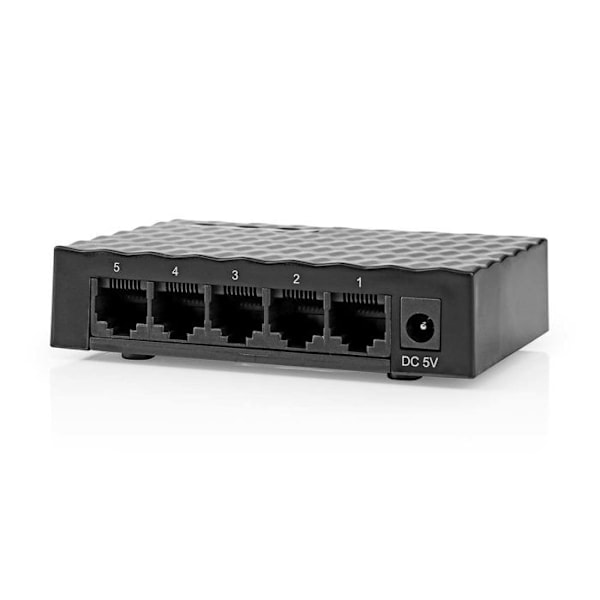 Nedis Network Switch | NSWH5P110BK |Svart