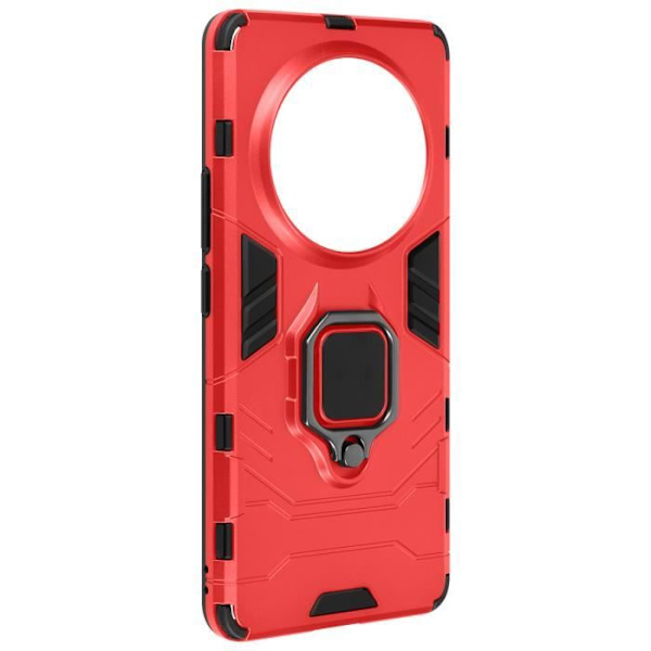 Kotelo - AVIZAR - Realme 12 Pro 5G - Kaksimateriaalia - Iskunkestävä - Punainen Röd