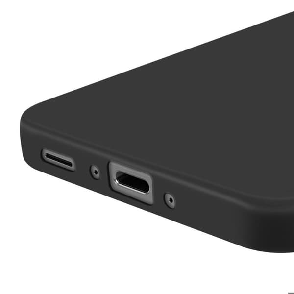 Silicone Cover til Galaxy A37 med Forstærkning til Kamera Blok Sort Svart