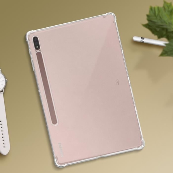 Etui til Samsung Tab S7 Plus 12.4 og S8 Plus Flexible Corners Bumper Transparent