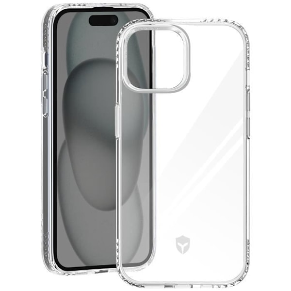 Skal till iPhone 15 - FORCE CASE - Förstärkt stötsäker Transparent Transparent