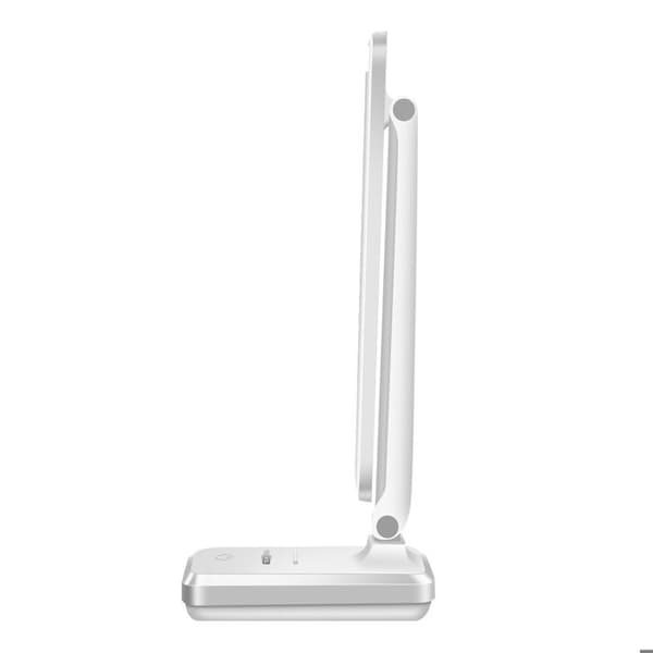 Skrivebordslampe - MAX EXCELL - Foldbar - Genopladelig - Berøringsfølsom - Stabil belysning Vit