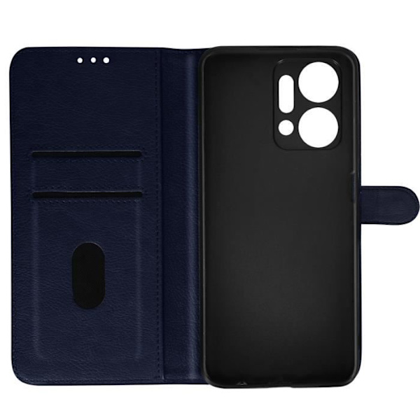 Etui til Honor X7a - AVIZAR - Video Support Wallet - Blå Blå