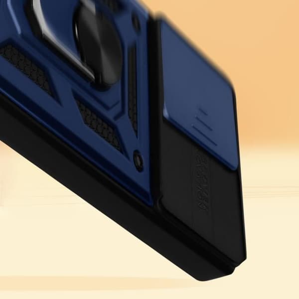 Etui til Xiaomi 13 Pro - AVIZAR - Midnight Blue - Hard Shell - Kameracover - Video Support Ring Blå