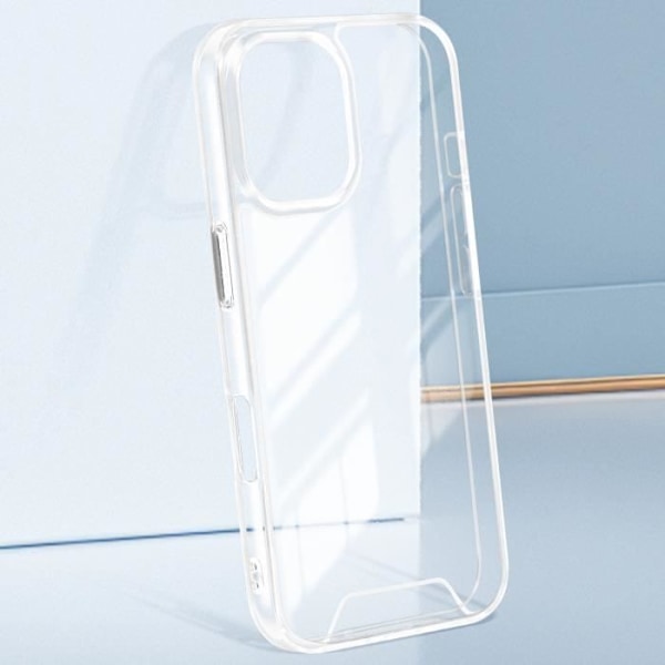 Cover til iPhone 16 Stødsikker Soft Contour Transparent Transparent