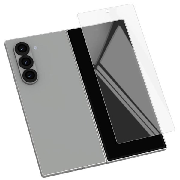 Externt skärmskydd - Samsung - Z Fold 6 - Soft Gel - Antireflex - Transparent Transparent