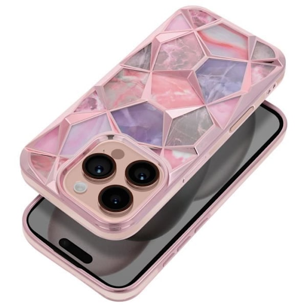 Fodral till iPhone 16 Pro Stötsäker Twinki Collection Rose Champagne Rosa