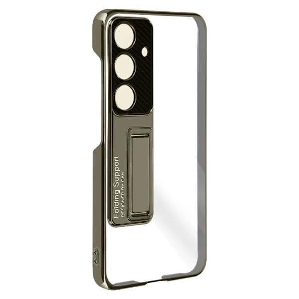 Taske til Samsung S24 - AVIZAR - Hard Back Soft Contour - Grøn - Kulfiber effekt Grön