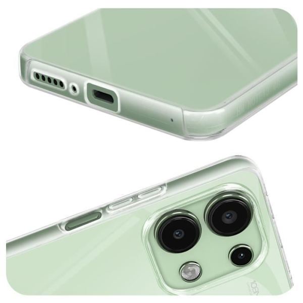 Heltäckande fodral till Xiaomi Redmi Note 13 4G Transparent Transparent