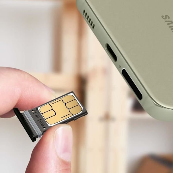 Ersättningsfack för SIM-kort - Samsung Galaxy S21 FE - Grön - Dual Nano SIM Grön
