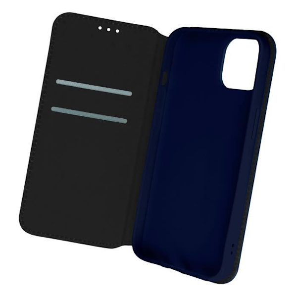 iPhone 13 Pro Case Flip Wallet -videotukitoiminto Keskiyönsininen - AVIZAR - Jäykkä - Matta - Magneettinen Midnattsblå