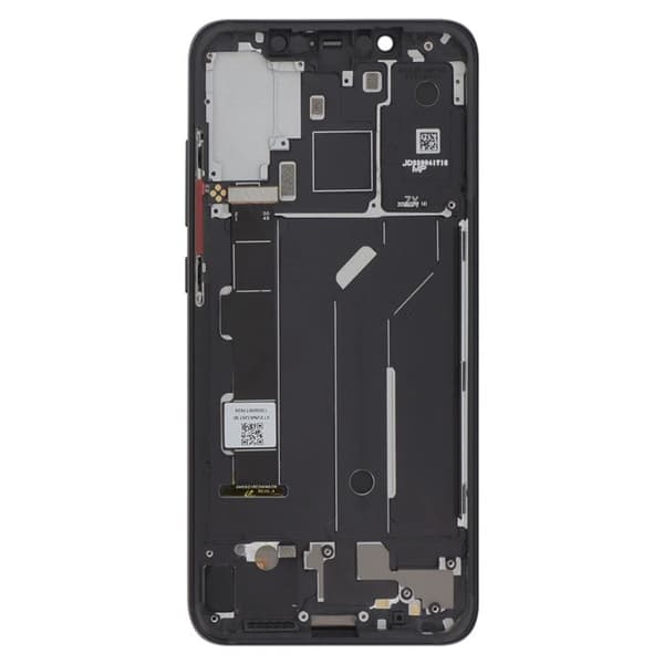 LCD-skærm - Xiaomi - Mi 8 - Sort - 5,5 tommer - Original chassis Svart