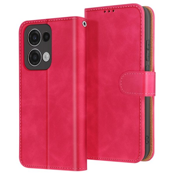 Oppo Reno 13 - Vihreä Lompakko Magneettisulkimella Fuksia Rosa