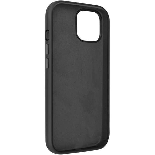 Cover til iPhone 15 - MOXIE - Halvstiv - Mikrofiber Interiør - Hævede kanter - Sort Svart