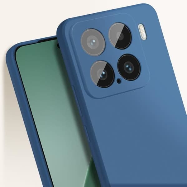 Coque - Xiaomi 15 - Blød Silikone - Ridsebeskyttelse - Elegant Matt Finish Blå