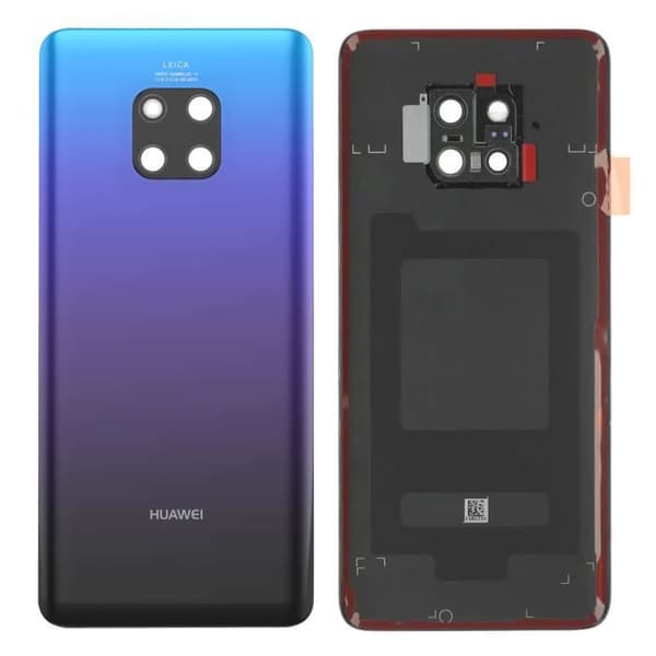 Bagside - Huawei Mate 20 Pro - Original - Service Pack - Blå Blå