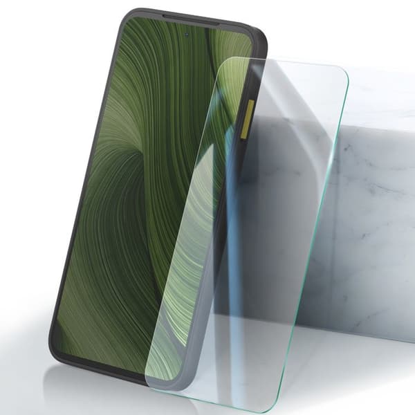 Härdat glas för Fairphone 6, rep- och stötresistent, Mayaxess, transparent Vit