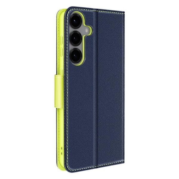 Etui för Samsung Galaxy S25 Fällportfölj Fancy Mörkblå Blå