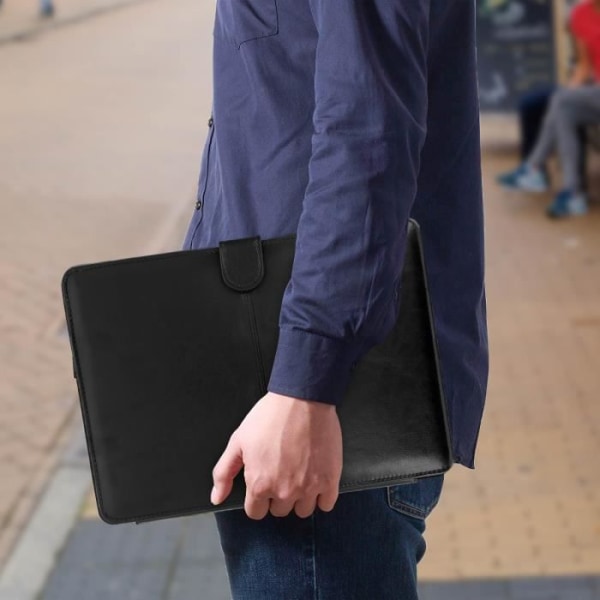 MacBook Air 13,3'' 2018 plånboksfodral med magnetstängning - svart