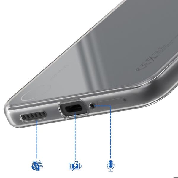 Cover til Nothing Phone (4b) Serie Clear Case Blød Anti-Fingeraftryk Transparent Vit