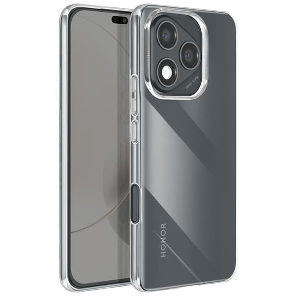 Coque - Honor - 400 Lite - Blød Silikone - Gennemsigtig - Stødabsorberende og Ridsefrit Vit