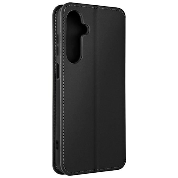 AVIZAR Fodral till Samsung Galaxy A15 5G - Double Pocket Flip Stand Function Svart Svart