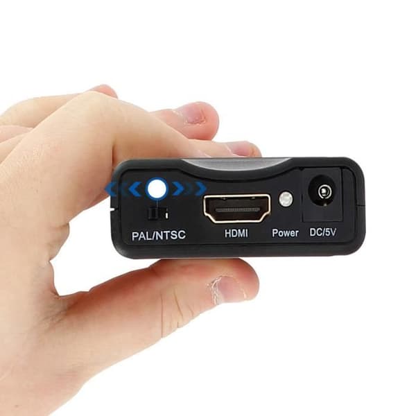 Videoadapter - LinQ - HDMI til SCART - 1080P - Sort - Digital/analog konverter
