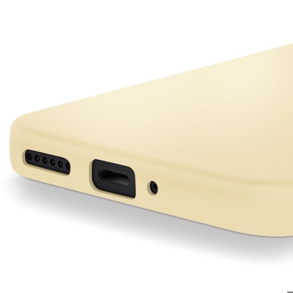 Coque för Redmi Note 14 Pro och 14 Pro Plus Semi-rigid Soft-touch Gul Gul