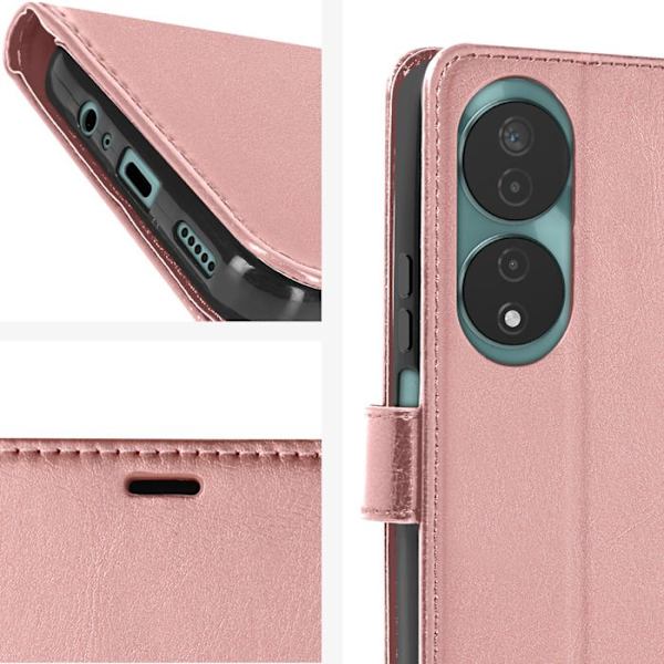Kotelo Honor 90 Smart - MAYAXESS - Lompakkoteline rannehihnalla - Samppanjan vaaleanpunainen Rosa