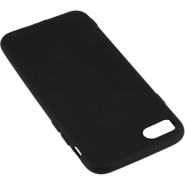 Bagcover AVIZAR til iPhone 7 og iPhone 8 - Mat sort - Blødt silikonegummi - Mat finish Svart