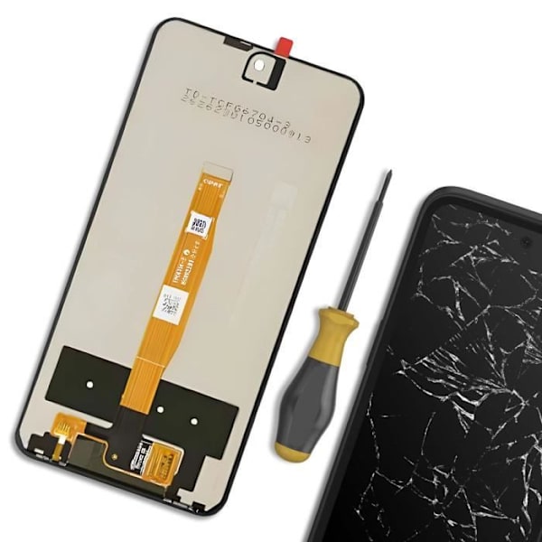 Helskärm för Nokia XR21 - AVIZAR - Svart - Härdat glas - Helskärm - 5,5 tum - Android Svart
