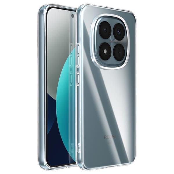 Siliconfodral för Redmi Note 15 Pro Plus 5G, Stötsäkert, Mayaxess, Transparent Vit