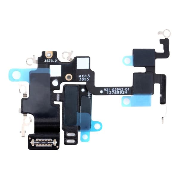 Wi-Fi antenne nappe - AVIZAR - iPhone 16e - Fleksibel - Diskret installation - Sort Svart