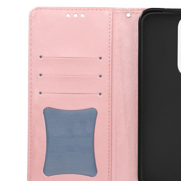 Mandala Kukat Kotelo - AVIZAR - Honor 200 Lite - Lompakko Kahvallinen Tuki - Vaaleanpunainen Rosa