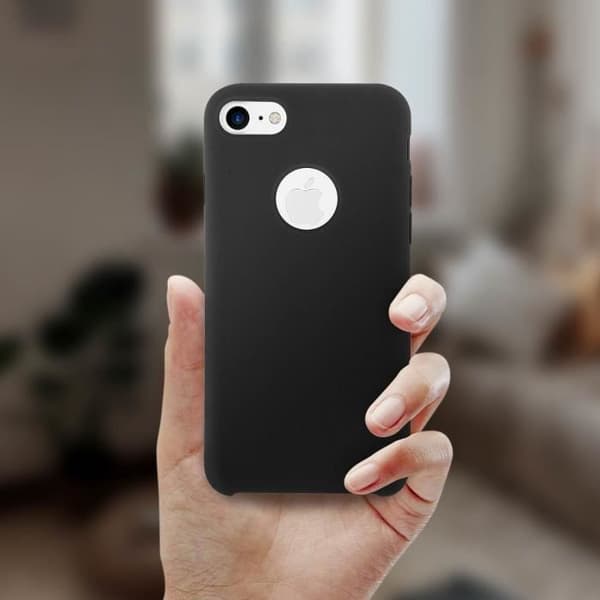 Coque - Apple - iPhone 7 / 8 - Blød - Beskyttelse mod ridser - Soft Touch Svart