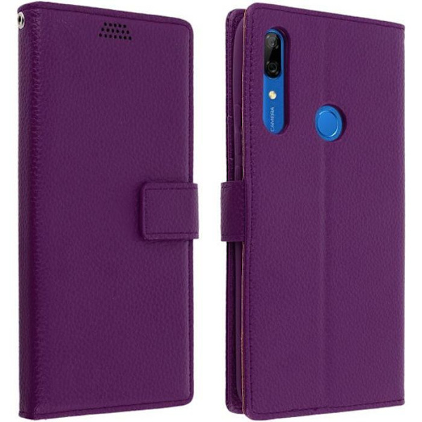 Huppu - AVIZAR - Huawei P Smart Z - Ekologinen nahka - Video-tuki - Korttipidet Violeti Lila