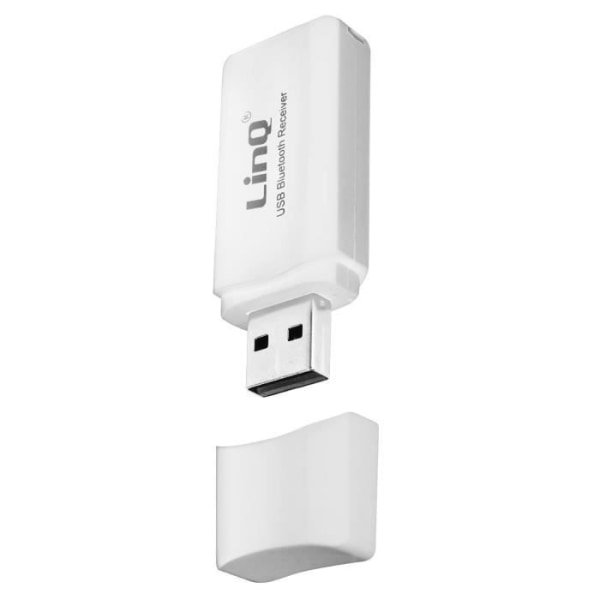 Bluetooth-ljudadapter - LinQ - USB - Jack 3.5mm - Handsfree-samtal - Räckvidd 10m